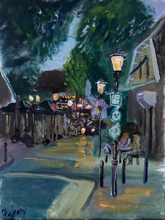 Evening in Dalen. PleinAir