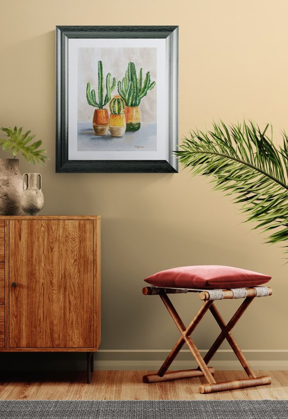 Three prickly friends