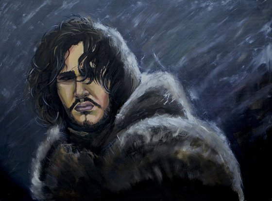 Jon Snow Oil painting