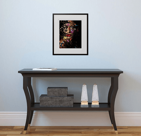 Abstract Portrait No12 - Framed