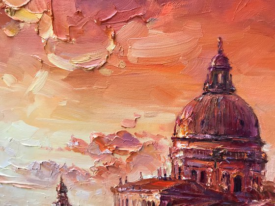 "Venice" original oil painting 70x50