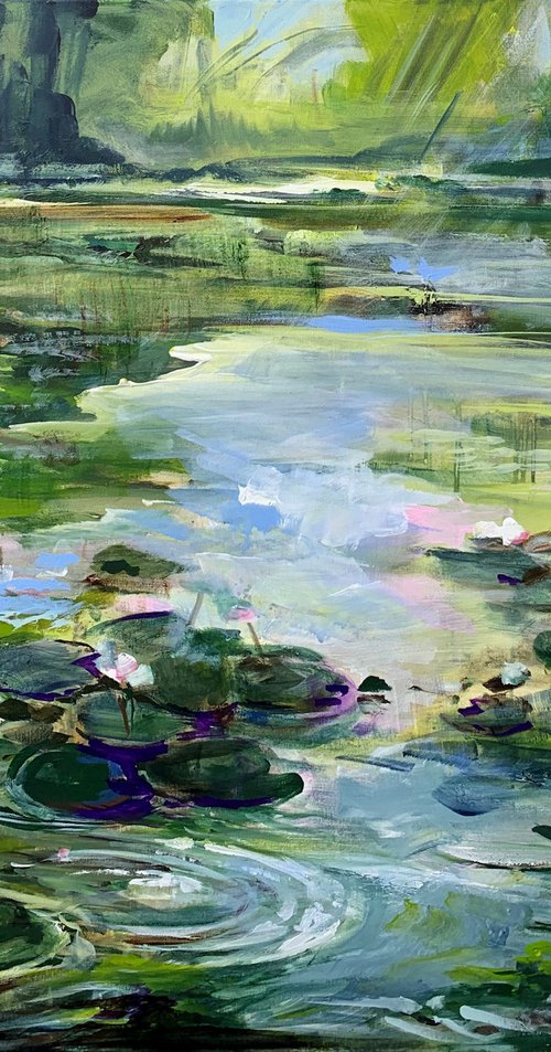 Summer pond by Irina Laube