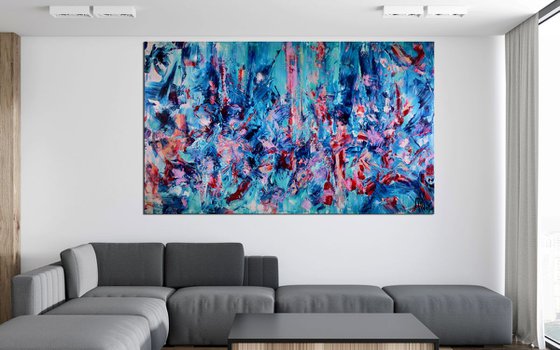 Endlessly blue (Red and purple mirrors)