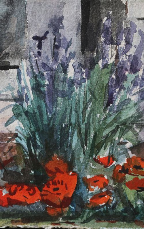 Poppies & Irises by Kenneth Hay