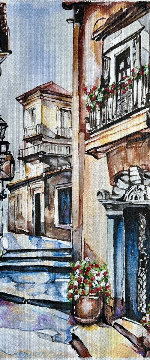 Mediterranean Village by Misty Lady - M. Nierobisz