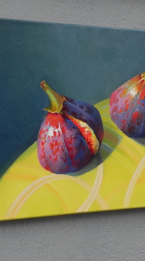 "Still life. Figs" Original art by Tetiana Novikova