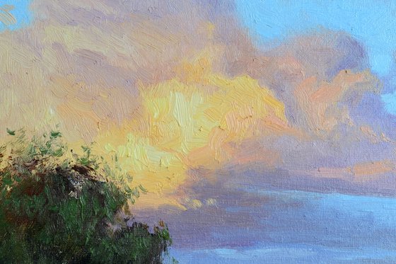 Cloud in the evening