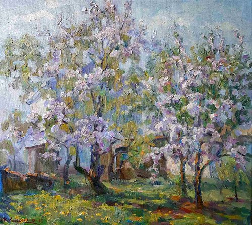 Trees bloom by Ivan Kovalenko