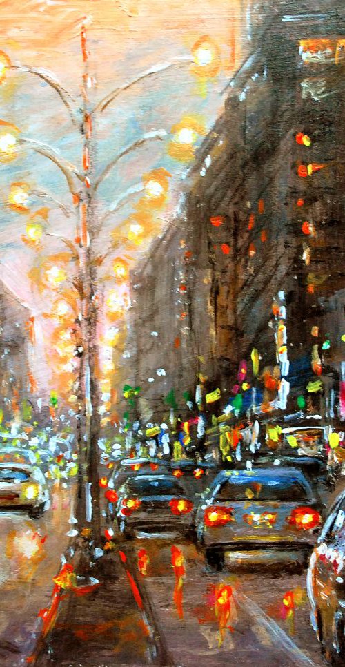 New York in night9 by Vishalandra Dakur