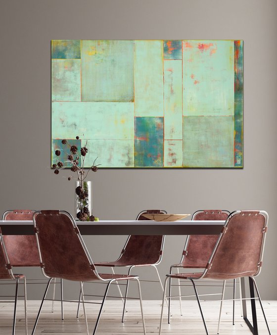 Turquoise Tiles Long