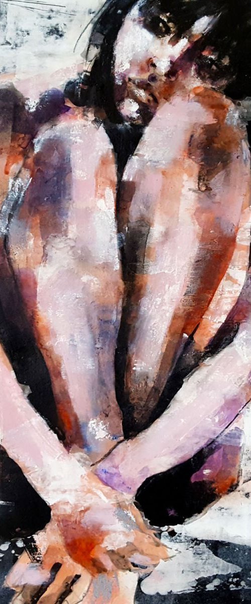 5-17-17 crouching figure by Thomas Donaldson