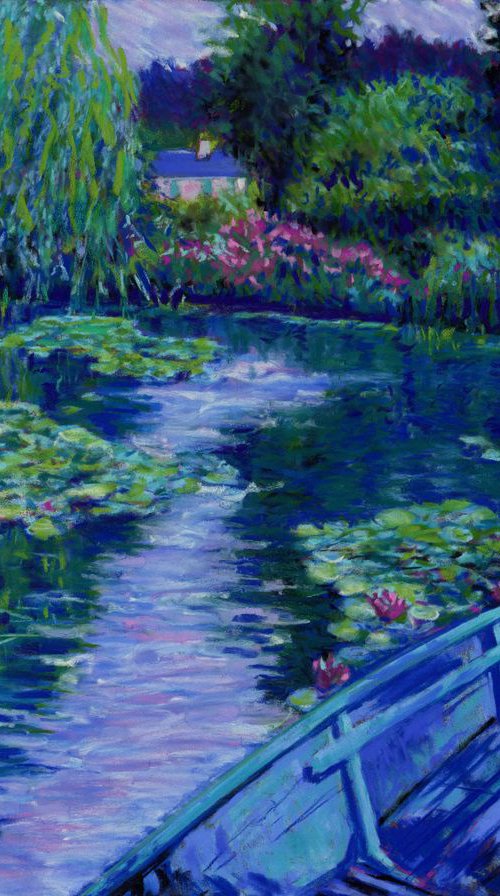 Boats at Giverny by Zoe Elizabeth Norman