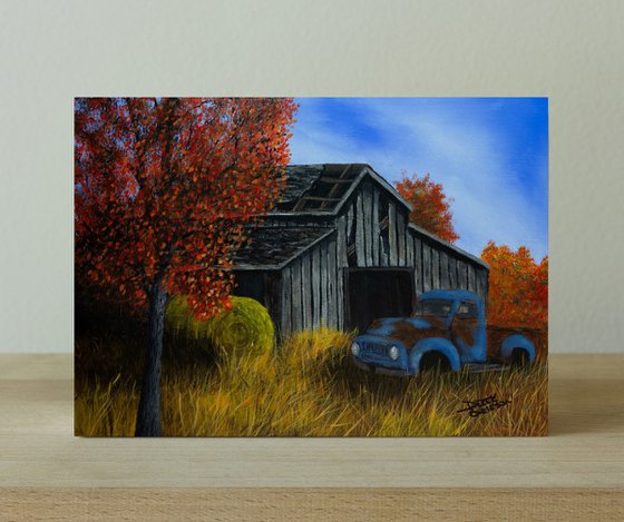 Kansas Barn in the Fall