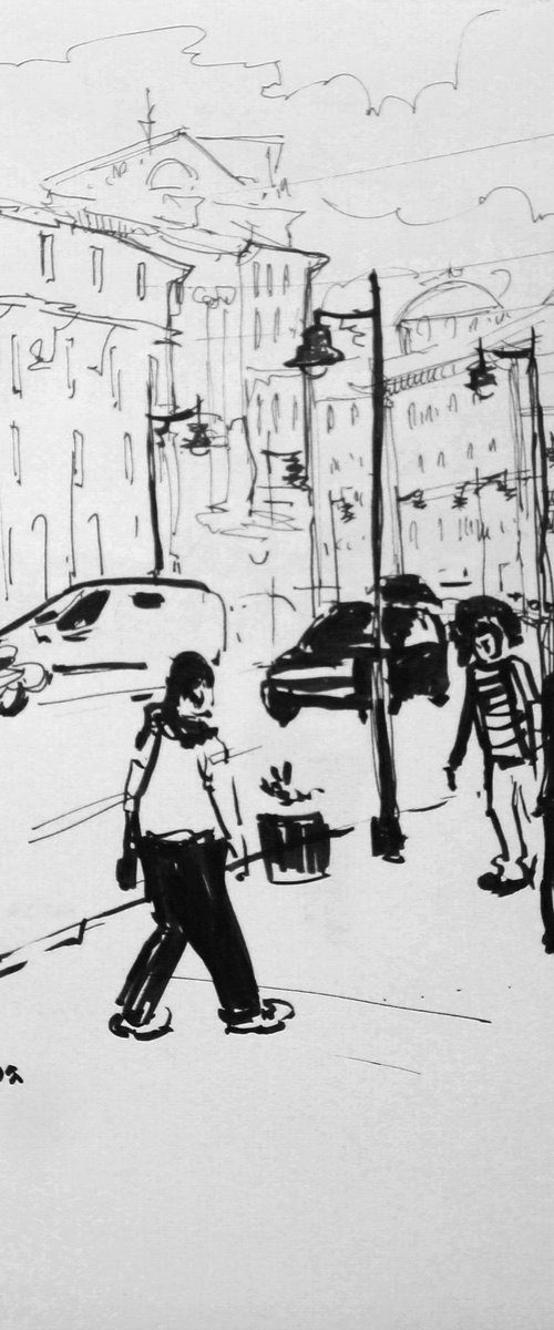 Moscow sketch 2 by Yuliia Pastukhova