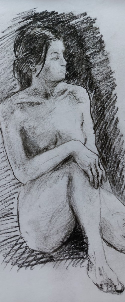 Nude sketch 30-08-03 by Oxana Raduga