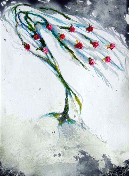 L'arbre Fleuri II by Anna Sidi-Yacoub