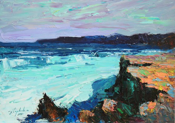 Turquoise seascape