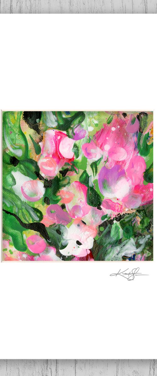 Among The Blooms 32 - Floral Abstract Painting by Kathy Morton Stanion by Kathy Morton Stanion