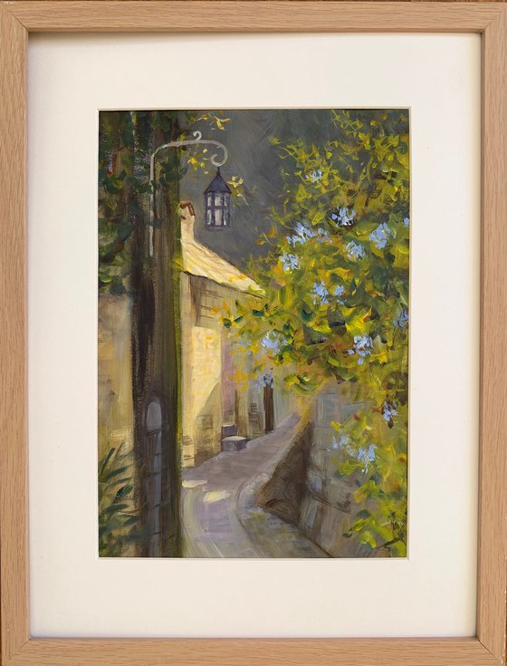 Small lane in Côte d'Azur