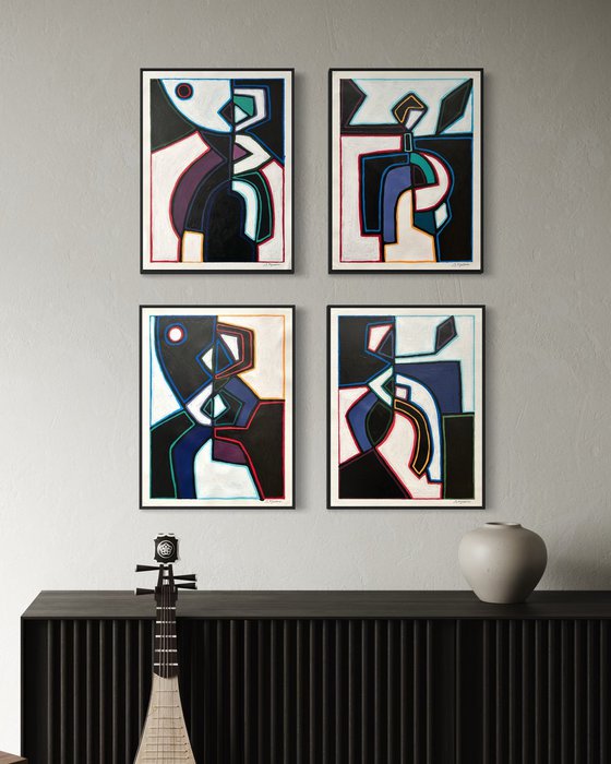 Never Stop Dancing (Set of 4)