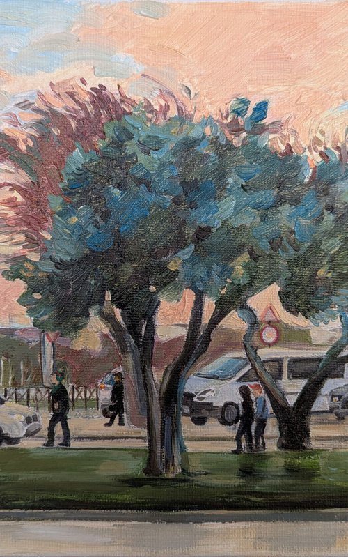 Avenue Sunset by Ilona Sedneva