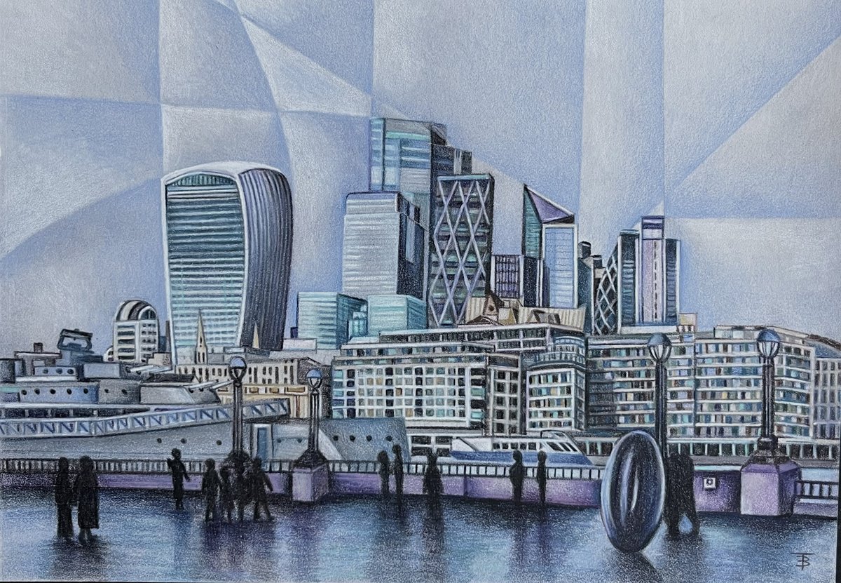 HMS Belfast and the Orb by Tiffany Budd