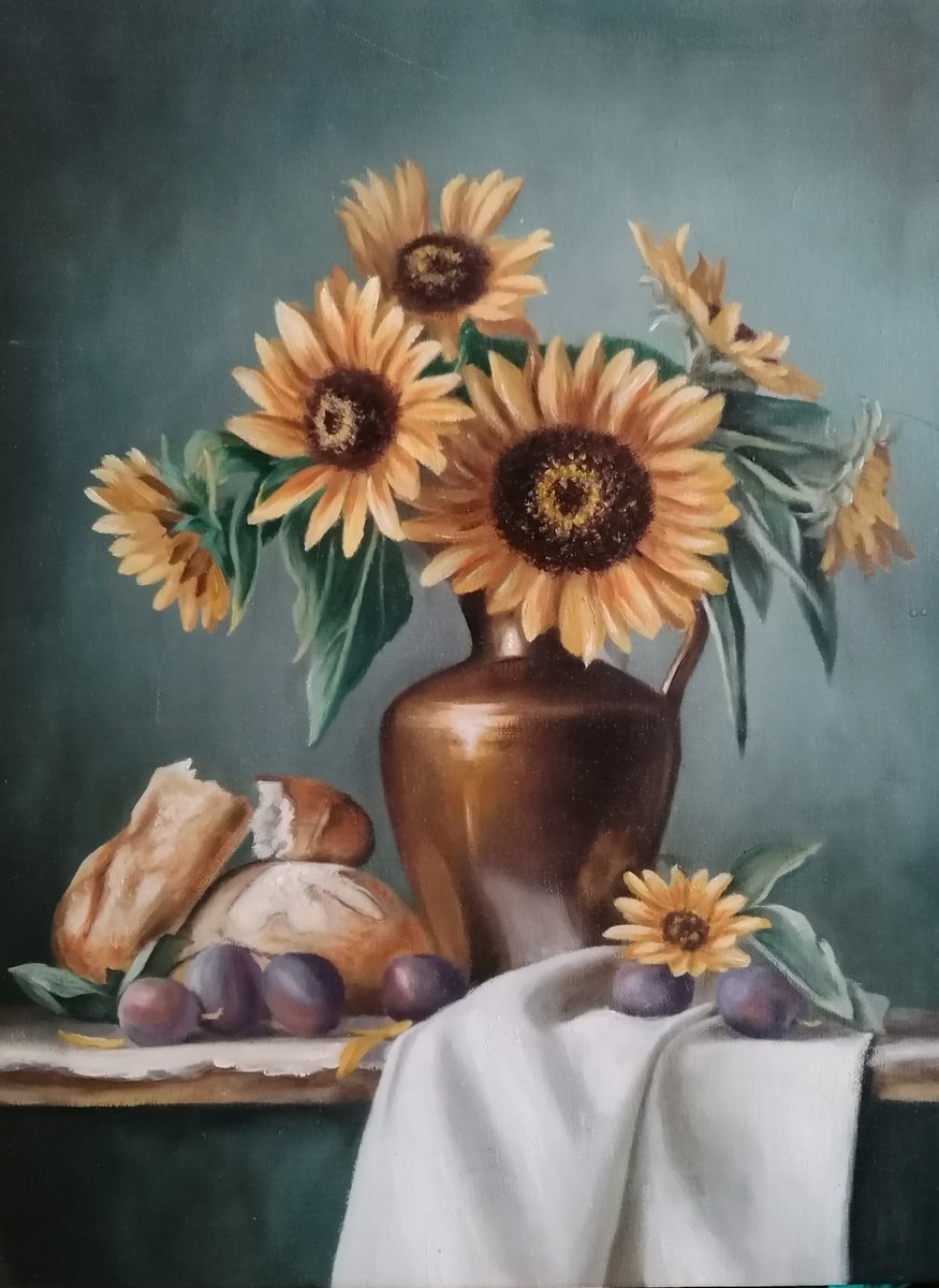 Sunflowers by Nelaart