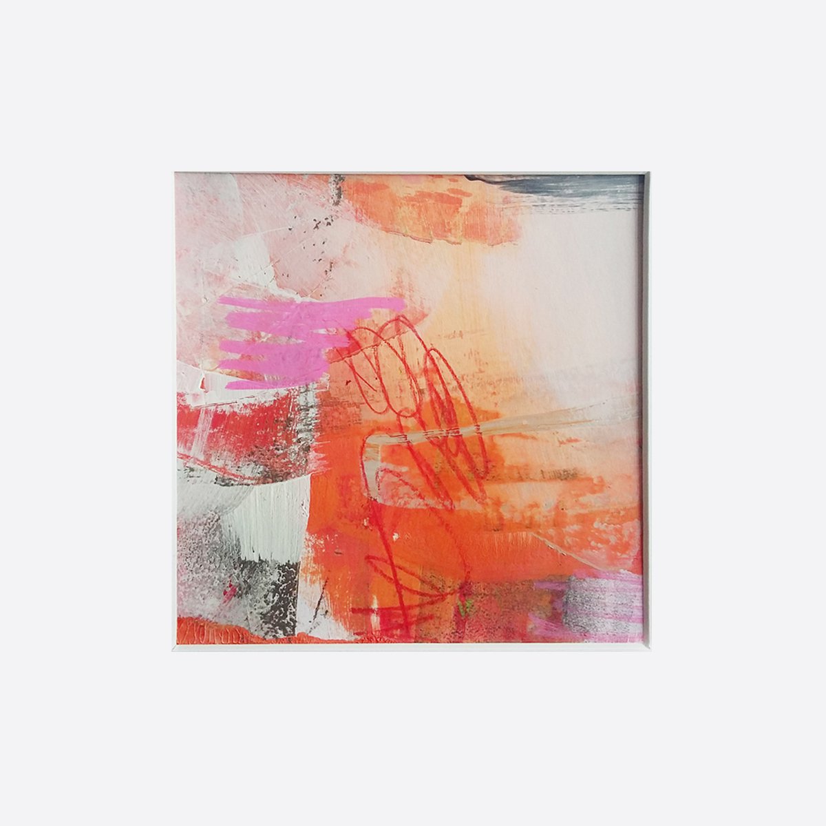 Blush #6 (original abstract painting) by Carolynne Coulson