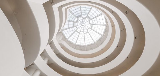 Guggenheim Interior Panorama