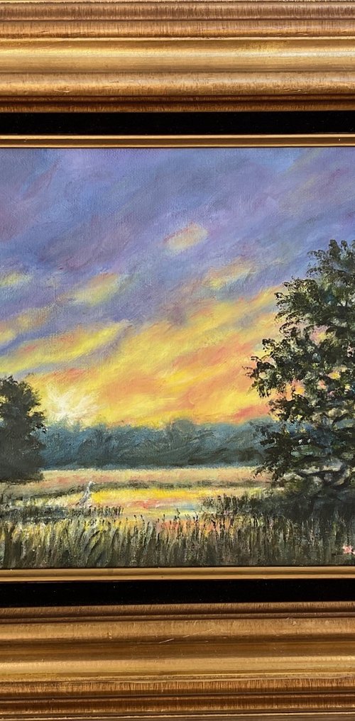 MARSH NIGHTFALL by Kathleen McDermott