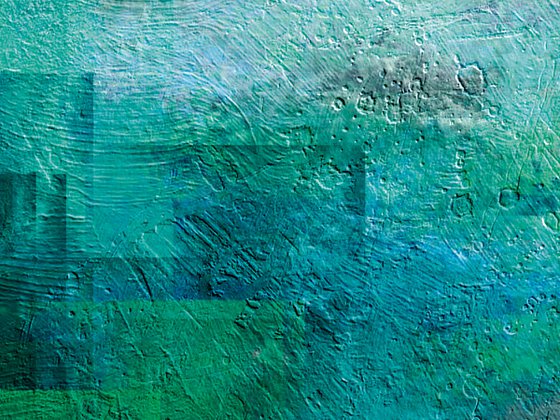 Bloques acua/XL large original artwork
