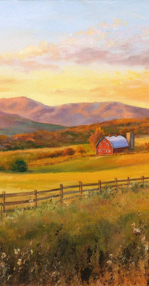Rustic farm in the countryside by Lucia Verdejo