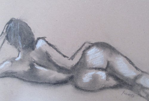 Reclining nude #0919 by Rosalind Roberts