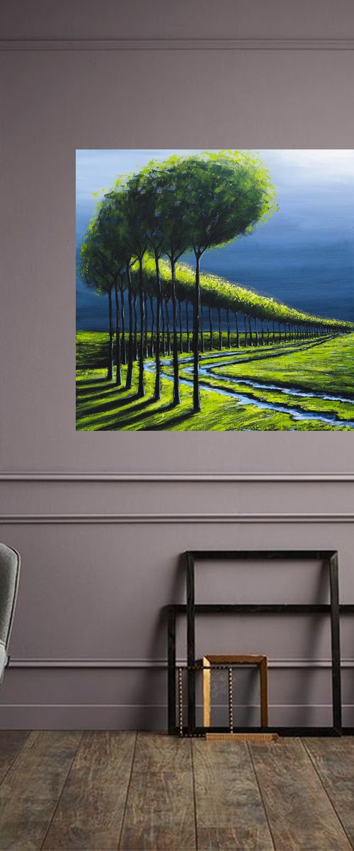 Storm just passed -  Fields and Colors Series by Danijela Dan