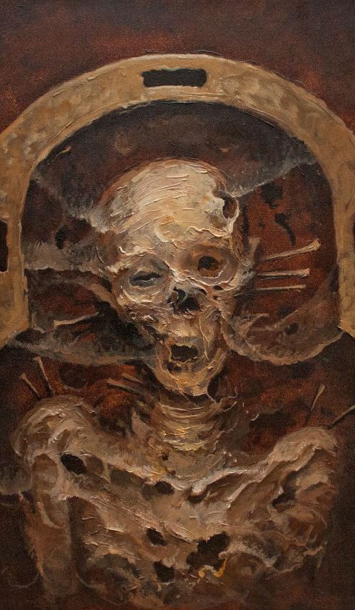 Mummy in sarcophagus by Vladimir Chebakov