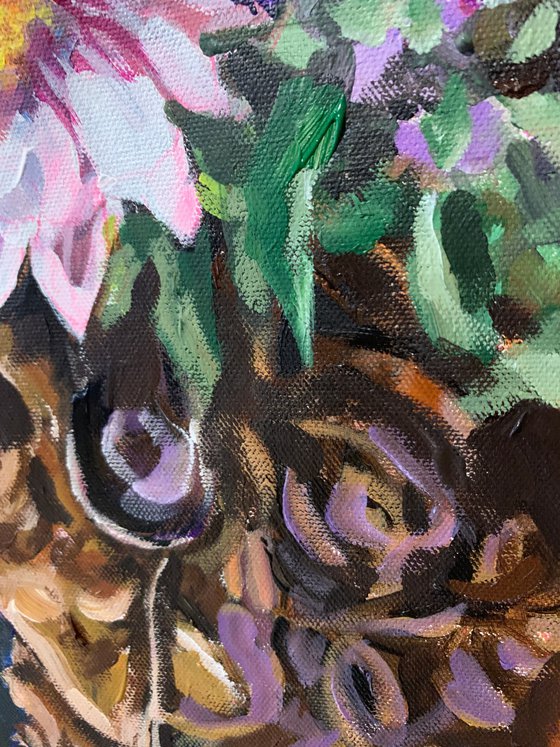 Cowboy Boot with Wildflowers.