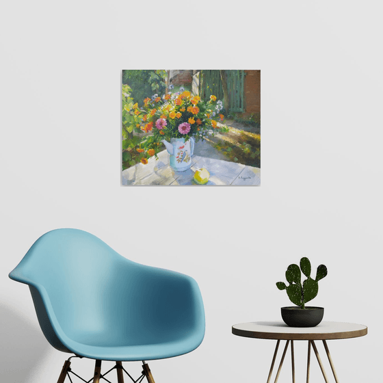 Flowers in the village