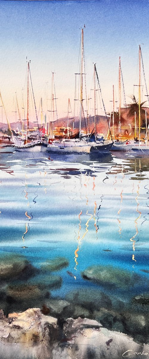 The Quiet Marina by Eugenia Gorbacheva