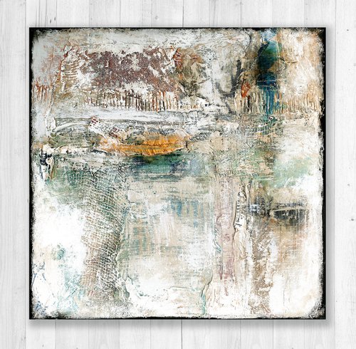 When Love Remains 1 -  Textural Abstract Painting by Kathy Morton Stanion by Kathy Morton Stanion