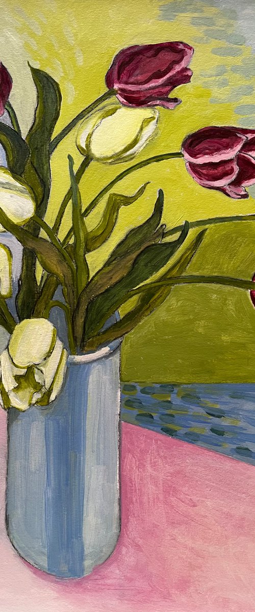 New era spring tulips by Christine Callum  McInally