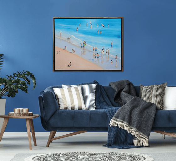 Simon beach (Framed)