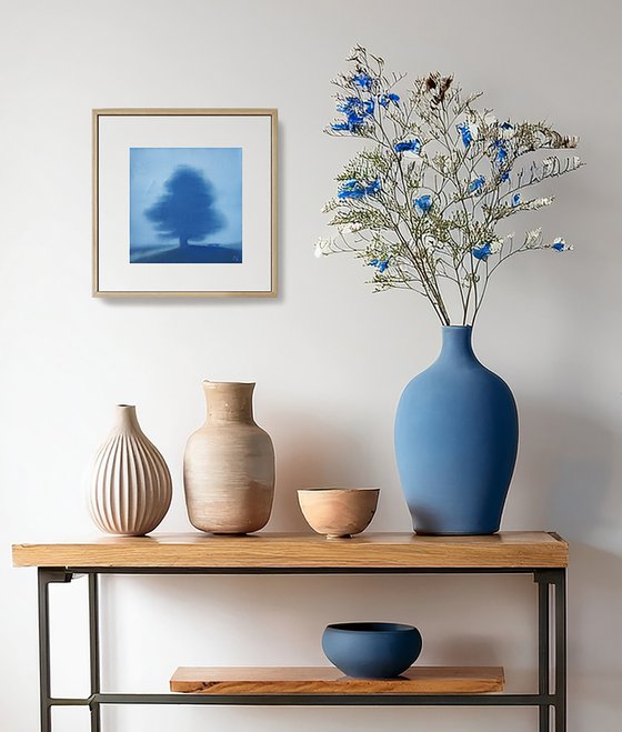 Ultramarine Tree in a Mist