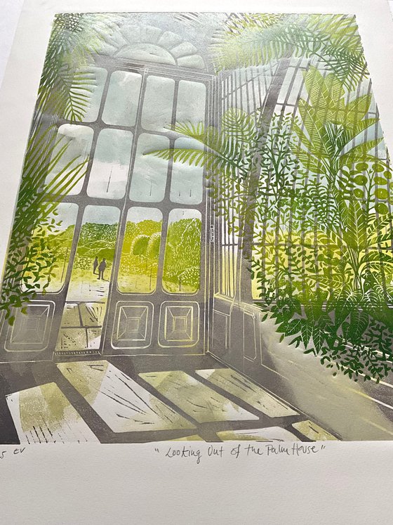Looking Out of the Palm House