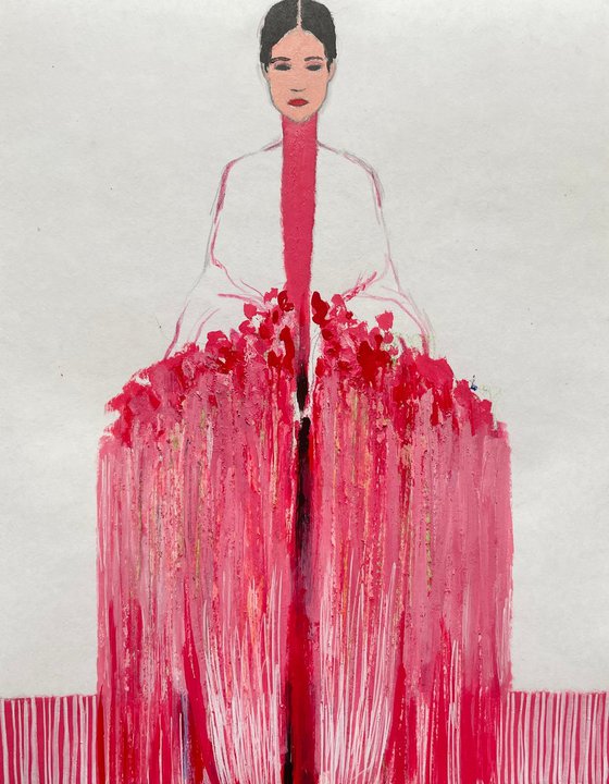 Girl with a Bouquet