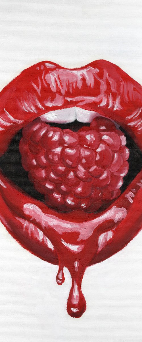 Raspberry Lips by Nagore Rodriguez