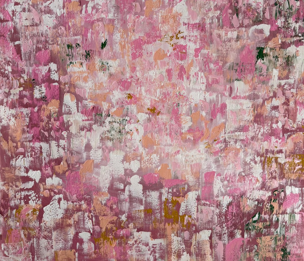 Organic Landscape Acrylic Painting By Alanah Jarvis, 55 X 51, Flourish In Light, Original Artwork