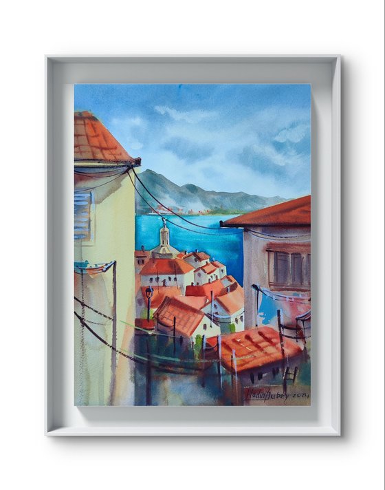 Korcula. Original artwork