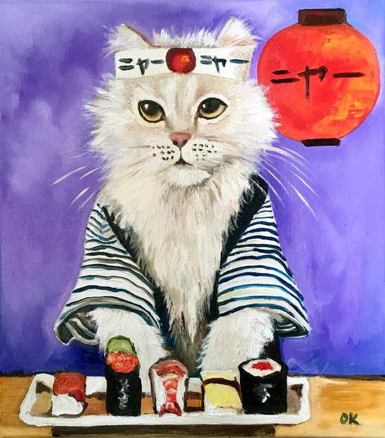Cat Sushi maker. Best present for cat lover.