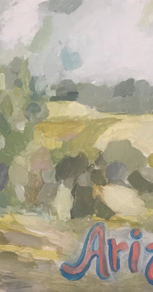 Arizona Postcard No.1—Highway Foliage by Katrina Loren Exconde