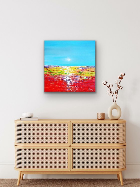 Blue Sky and Red Ocean